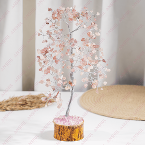 Amazing Quality Best Price Premium AAA Grade Strawberry Quartz 300 Chips Gemstone <b>Crystal</b> <b>Tree</b> Life Artisan Craftsmanship Home - Product Image 3