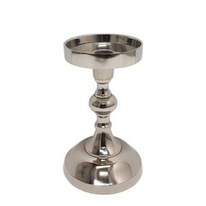 Soporte de Adviento de aluminio para árbol de Navidad, soporte de vela de estilo lujoso de níquel y plata, color plateado - Product Image 4