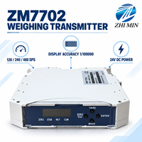 Transmitter Penimbang Load Cell Presisi Tinggi 0-15mV RS232 RS485 4-20mA untuk Tangki Hopper dan Sistem Batching