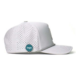 Casquette de golf sportive imperméable à 5 panneaux avec logo personnalisé, aimant porte-balles et support de tee, 100% polyester toile, pour entreprise - Product Image 6