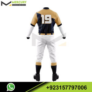 ออกแบบชุดซอฟท์บอลเบสบอลของคุณเอง ชุดเบสบอลโพลีเอสเตอร์ 100% มีทุกขนาด - Product Image 3