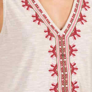 2024 été Logo personnalisé broderie impression respirant femmes Jersey débardeurs conceptions de vente chaude aux prix de gros - Product Image 6