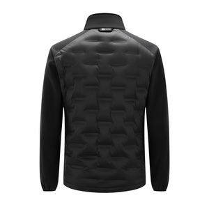 เสื้อแจ็คเก็ตพัฟเฟอร์ผู้ชายแบบมีฮู้ด ผ้าแคนวาส โพลีเอสเตอร์ ยืดได้ สไตล์ลำลอง แฟชั่นเมือง  รับผลิตตามแบบ OEM ขายส่ง - Product Image 3