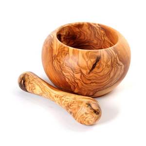 Jumbo wooden <b>mortar</b> <b>pestle</b> ideal for <b>large</b> batch grinding herbs spices seeds <b>and</b> ingredients - Product Image 3