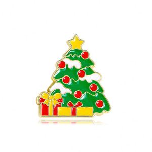 Broche de Metal con Diseño de Reno Navideño de Dibujos Animados, Accesorios de Insignia de Copo de Nieve, Adornos <span class=keywords><strong>Infantiles</strong></span> para Navidad, Venta al Por Mayor - Product Image 3