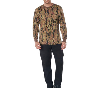 เสื้อสเวตเชิ้ตผู้ชายแฟชั่นทรงโอเวอร์ไซส์ผ้าฟลีซ 55% ผ้าฝ้าย 45% ผ้าโพลีเอสเตอร์ ลายพรางสำหรับฤดูหนาว - Product Image 1