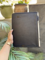 Cartera de documentos florales de cuero genuino personalizada de alta calidad, recién llegado, organizador de archivos de negocios de cuero mecanizado, regalo DEV