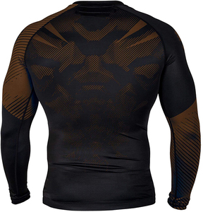 Vêtements d'entraînement au combat personnalisés Rash Guard pour hommes Mma Rash Guard à prix raisonnable à vendre - Product Image 3