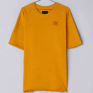 เสื้อยืดแขนสั้นพิมพ์ลายโลโก้ตามสั่ง ผ้าฝ้าย 100% ทรงหลวม ระบายอากาศได้ดี แห้งเร็ว สไตล์ลำลองสำหรับผู้ชาย - Product Image 6