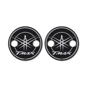 2 Pezzi Adesivi 3D in Resina CARTER per Scooter Compatibili con YAMAHA TMAX 2001-2016 per Uso Decorativo - Product Image 1