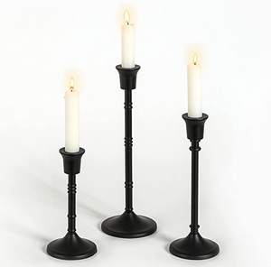 Juego sencillo y económico de seis candelabros de Metal elegante superventas, candelabro de Metal clásico elegante y exigente - Product Image 5