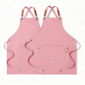 Delantal de Trabajo Resistente con Tirantes Cruzados, Sin Mangas, Protección UV, Impermeable, Resistente al Aceite, con Bolsillo y Logotipo Personalizado (Material de Cuero) - Product Image 4