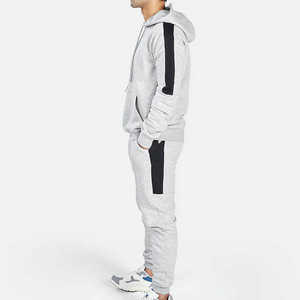 OEM Order Custom Made Sportswear Long Sleeve Men's Tracksuit High Quality 100% Cotton Best Selling Men <b>Jogging</b> <b>Suits</b> - Product Image 3