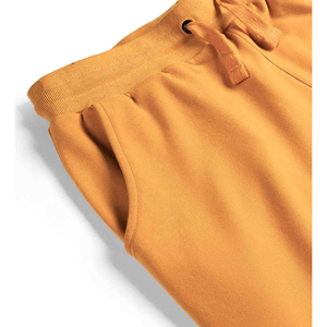 กางเกงขาสั้นลำลองผู้ชาย ผ้าฝ้าย 100% สวมใส่สบาย คุณภาพสูง ระบายอากาศได้ดี แห้งเร็ว เอวกลาง มีเชือกผูก ปิดด้วยเชือกผูก สีพื้น - Product Image 2