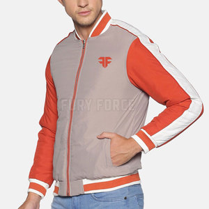 Blousons bombardiers chauds imprimés de haute qualité personnalisés OEM Meilleures ventes avec col montant Saison d'hiver Position du logo avant Prix bon marché - Product Image 3