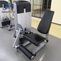Máquina Comercial de Extensión de Piernas con Pila de Pesas de 100 kg, Equipo de Entrenamiento de Fuerza Sentado para Gimnasios Comerciales