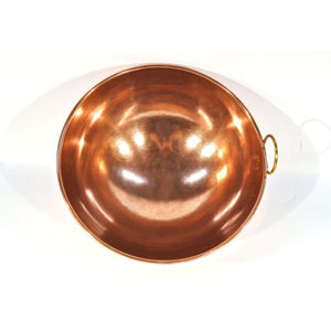 Bol à nourriture en cuivre fait à la main, bol à mélanger poli miroir, vaisselle en métal élégante et abordable de qualité supérieure - Product Image 5