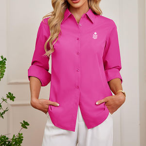 Camisa de punto con cuello vuelto para mujer de alta calidad Nueva moda para ocasiones de oficina Último diseño a la venta - Product Image 3