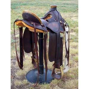 Engrave Designing Cow Hide Leather Horse Race <b>Saddle</b> with Wood Tree Soft Comfortable Finest Quality Pure Leather Best Price - Product Image 5