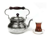 Service à café et thé turc en cuivre, style traditionnel de luxe italien, aspect antique royal, cafetière turque en métal pour hôtels Shark Anatolia