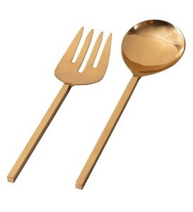 Juego de servicio de metal de alta calidad con logotipo personalizado al mejor precio de la India - Product Image 1