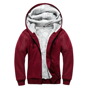 2025 Custom Men's Plus Size Jogging Sweat Suits Warm Soft Hooded Tracksuits Casual Plain Cotton Sets Winter Cheap Plain Dyed - Product Image 4