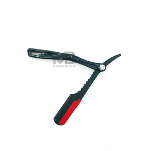 Rasoir de coiffeur manuel haute performance le plus vendu avec manche en bois et lames en acier inoxydable broderie de logo personnalisée - Product Image 5