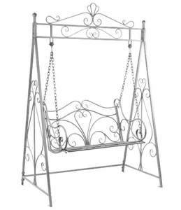 Balançoire en fer durable avec la meilleure qualité pour les sièges confortables élégants de patio de jardin de balcon extérieur - Product Image 4