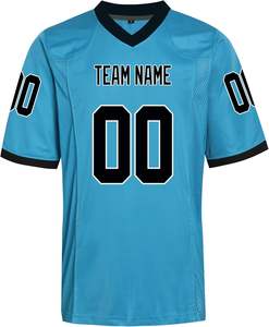 Personalizado Club Deportes Fútbol Americano Jerseys OEM Ropa Deportiva Diseño con Sublimado o Tackle Sarga Nombres Rugby Jersey - Product Image 1