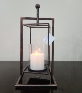 Soporte de Pilar de Hierro Vintage de Tamaño Personalizado, Soporte de Vela Giratorio Eco-Sostenible, Decoraciones Navideñas de Fiesta en Casa, Metal Duradero - Product Image 4