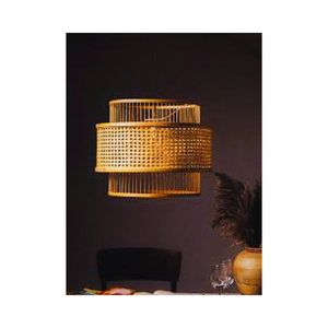 Pantalla de mimbre, luz colgante asiática de buena calidad, decoración de Hotel, artesanía, tamaño personalizado, Color personalizado, fabricante de Vietnam - Product Image 5