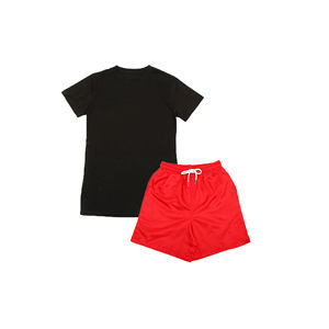 Tendance Top qualité décontracté hommes été court survêtement ensemble plaine Fitness porter Jogging survêtement deux pièces court ensemble pour hommes - Product Image 4