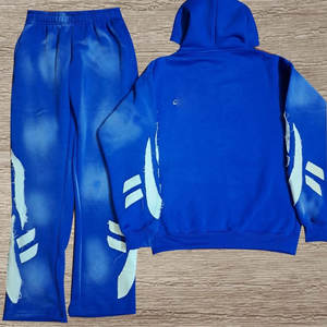 Vente de gros Style unique Survêtements délavés à l'acide grande taille Survêtements délavés à l'acide légers pour homme - Product Image 2