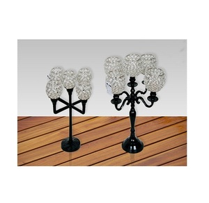 Bonne qualité à la main en cristal mariage pièce maîtresse candélabre bougeoir bougie bâton support pour la décoration de la maison mariage décoratif - Product Image 3