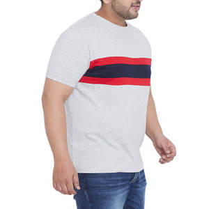 Vente en gros de t-shirts pour hommes nouvel arrivage de t-shirts de sport 100% coton, t-shirt dégradé à épaules tombantes, t-shirts grande taille pour hommes - Product Image 2