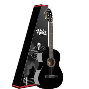 Guitare classique junior Midex CG-36BK de 36 pouces, taille 3/4, pour enfants de 8 à 12 ans, avec housse de transport, sangle, médiators et livre de leçons - Product Image 2