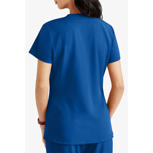 Vêtements de travail à col en V de luxe pour femmes, uniformes de survêtement athlétique d'hôpital extensible à 4 voies - Product Image 6