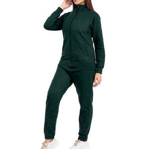 OEM pulóver con capucha y pantalón de chándal para mujer sudadera Jogger conjunto 100% algodón polar 2 piezas conjunto chándales para mujer - Product Image 4