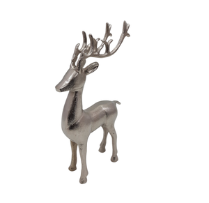 Diseño único de aluminio Rein Deer Níquel áspero para el hogar Decorativo Reno Mesa Decoración de Navidad hecha a mano - Product Image 1