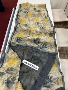 Último exclusivo indio tradicional Sari tela suave impresa elegante nupcial boda desgaste Zari secuencia trabajo para verano invierno - Product Image 3