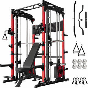 Máquina Smith M1 Pro con Paquete de Pesas y Jaula de Potencia para Gimnasio en Casa - Product Image 1