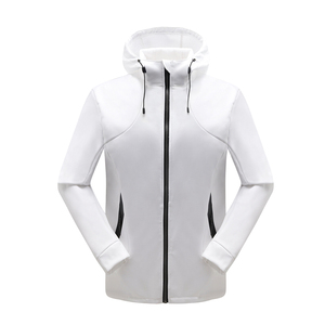 Unisex Custom 2025 Winter Windbreaker <b>Soft</b> <b>Shell</b> Nylon Gym Outdoor Sportswear Varsity Zip <b>Hood</b> Water Resistant Print Fleece - Product Image 5