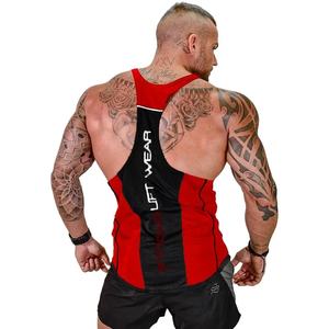 Malla de algodón al por mayor entrenamiento correr Fitness Top ropa deportiva camisa Stringer personalizado gimnasio chaleco camiseta entrenamiento camisetas sin mangas para hombres - Product Image 1
