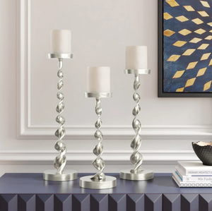 Candelabro Decorativo de Mesa, Centro de Mesa de Estilo Antiguo, Candelabro de Mesa Hecho a Mano, Elegante - Product Image 5