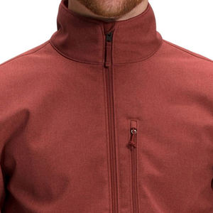 Chaqueta Softshell Personalizada con Logotipo para Hombre, Cuello Alto, Transpirable, Cortavientos, Ligera, con Cremallera, Chaqueta para Hombre Más Vendida - Product Image 6