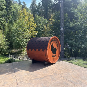 ถังไม้กลางแจ้งไม้ซีดาร์สีแดงสำหรับใช้ในบ้านห้องซาวน่า - Product Image 4