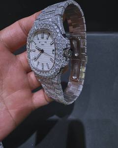 นาฬิกาฮิปฮอปประดับเพชรแฟชั่น วีวีเอส มอยส์ซาไนต์ จากซัพพลายเออร์อินเดีย - Product Image 4