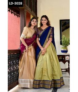 Latest Design High Quality Indian Choli <b>for</b> party wear and wedding Lehenga Choli with Plain With Lase Border Georgette Dupatta - Product Image 1