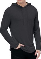 Erkek Atletik Kapüşonlu Sweatshirt Rahat Nefes Alabilen Spor Üstü Trend Kışlık Sokak Stili Kapüşonlu Toptan Tedarik