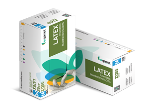 Guante de látex desechable blanco natural de calidad en polvo para uso médico de suministro de Salud de Malasia - Product Image 4